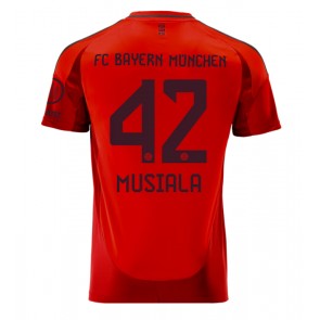 Bayern Munich Jamal Musiala #42 Domaci Dres 2024-25 Kratak Rukavima